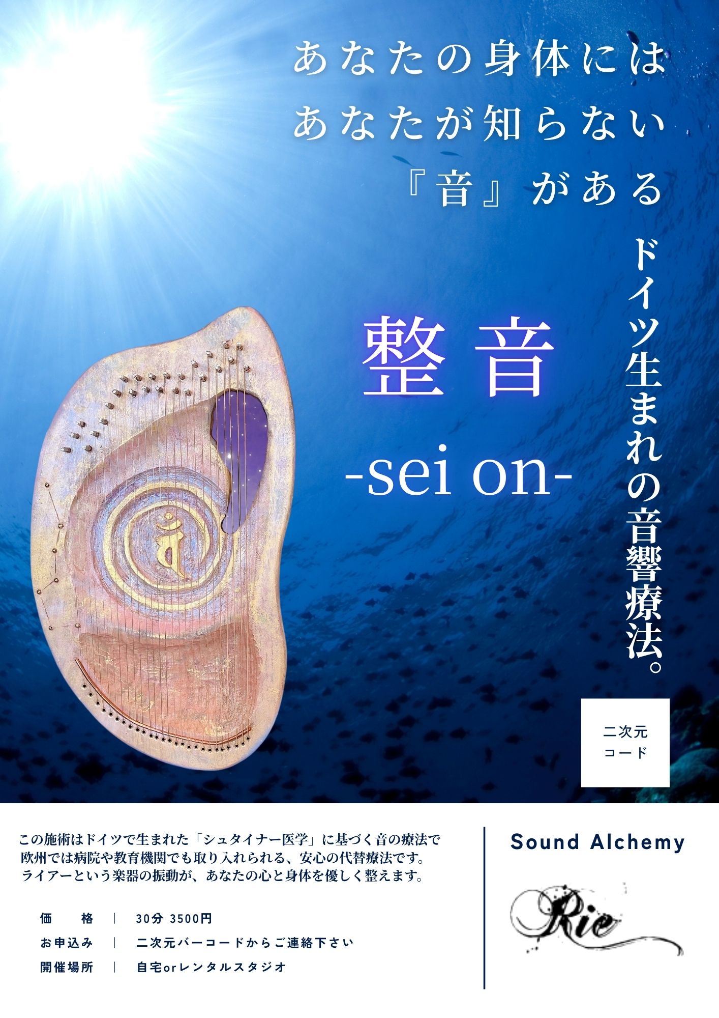 ライアー施術紹介チラシ